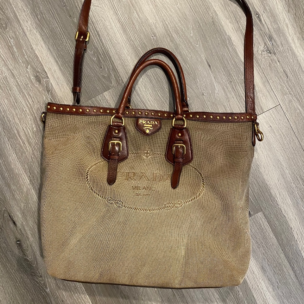 Prada canvas bag - Picture 2 of 9